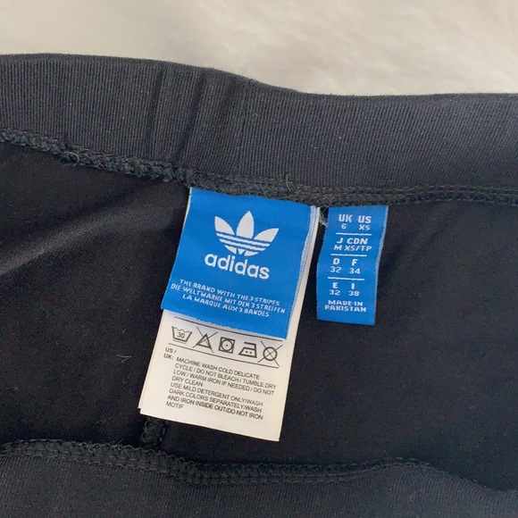Adidas Black 3-Stripes Leggings - Picture 5 of 5